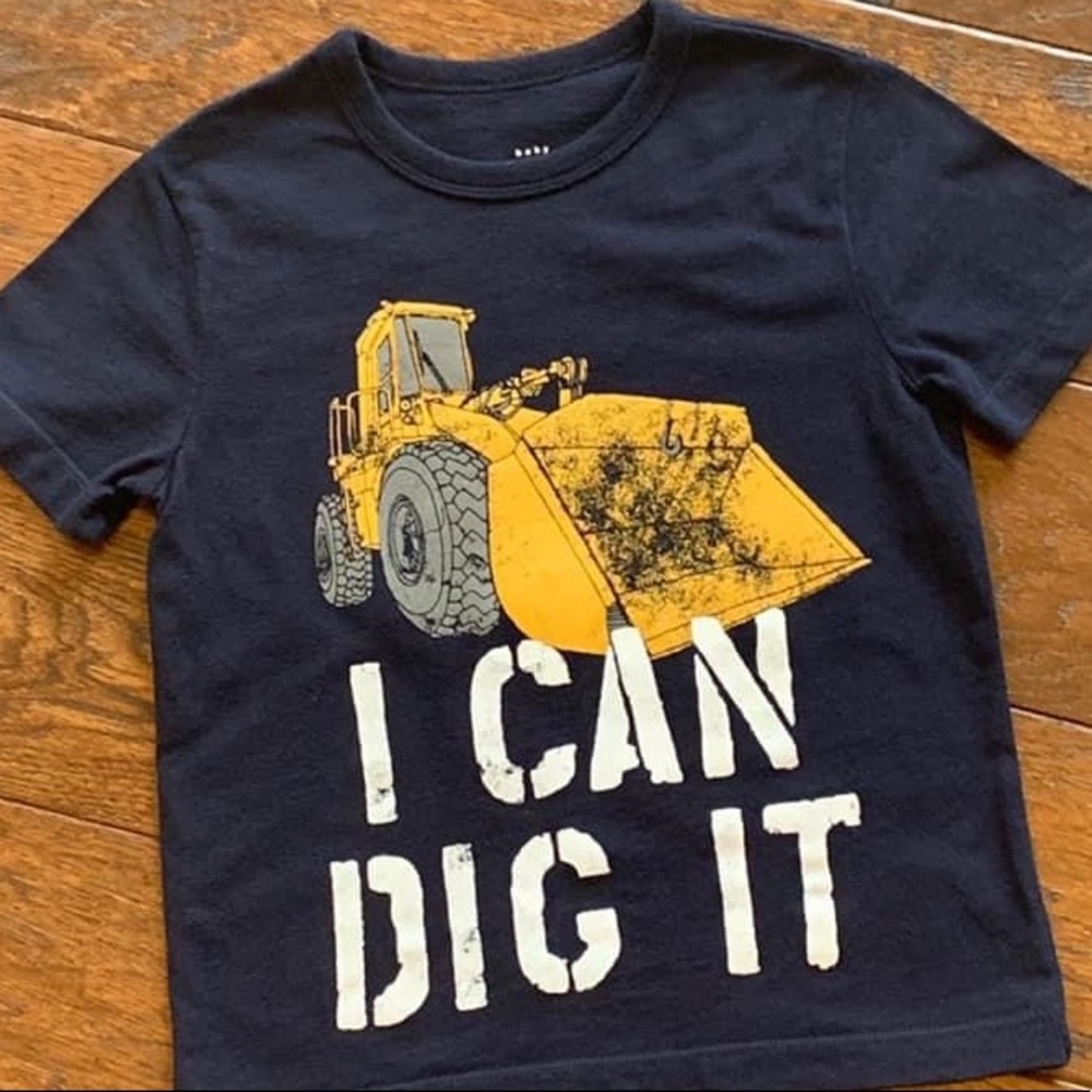 Navy Gap Kids Boys Loader Shirt